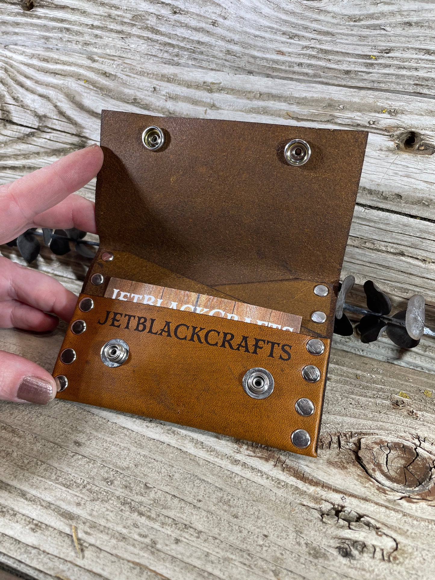 Death's Head Moth Slim Card Wallet