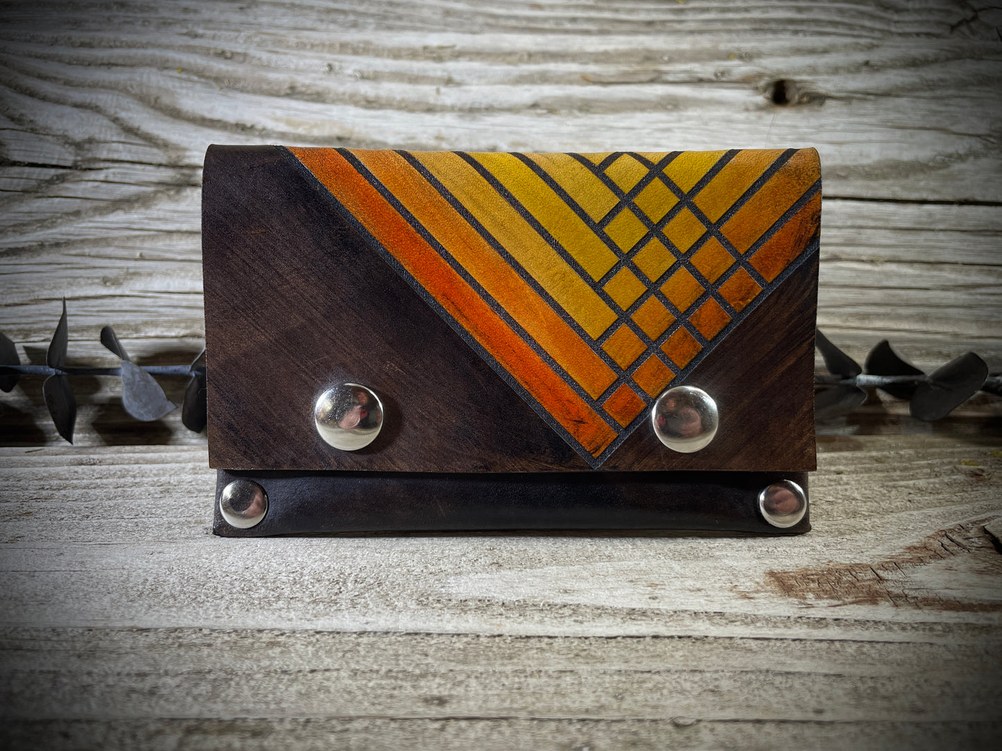 Stripes Slim Card Wallet