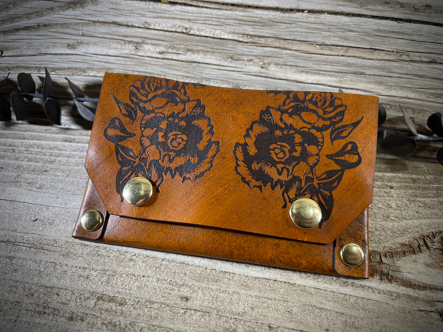 Rose Slim Card Wallet