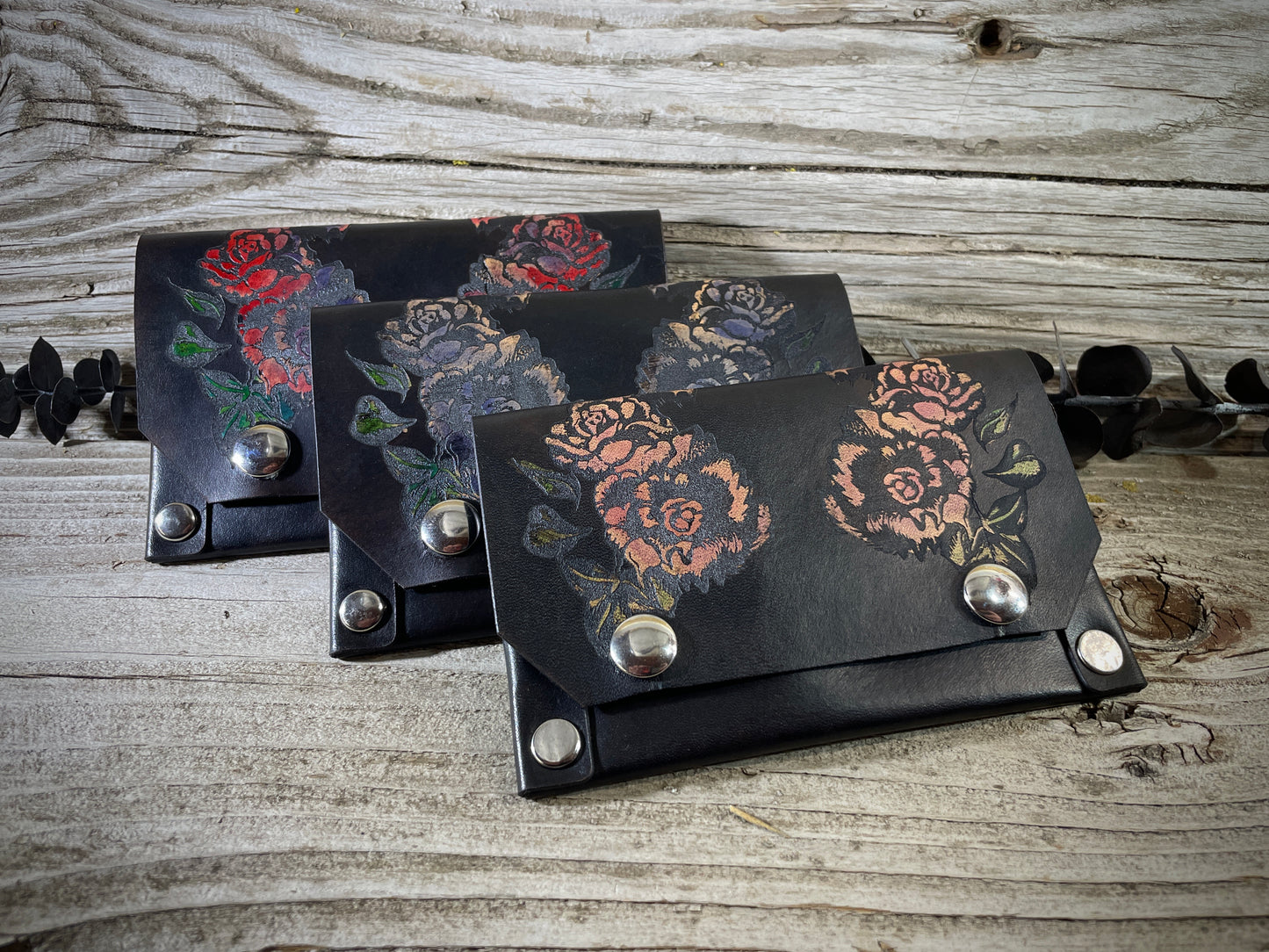 Rose Slim Card Wallet