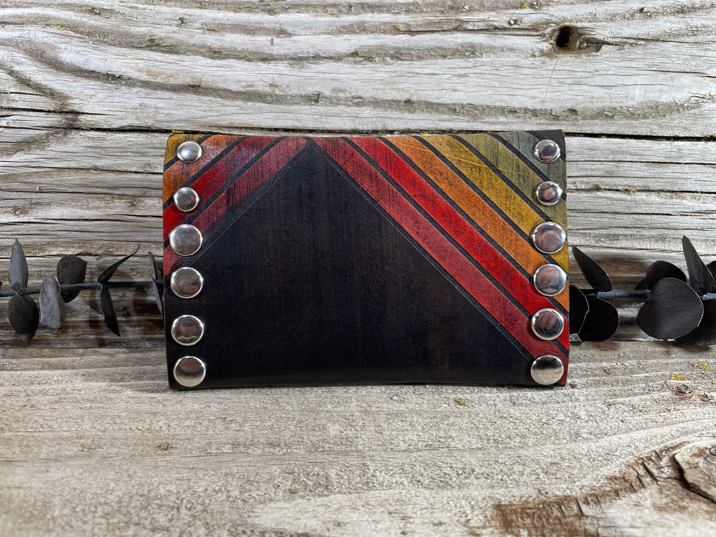 Stripes Slim Card Wallet