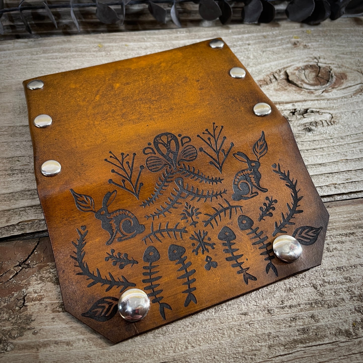 Bunny Bones Slim Card Wallet