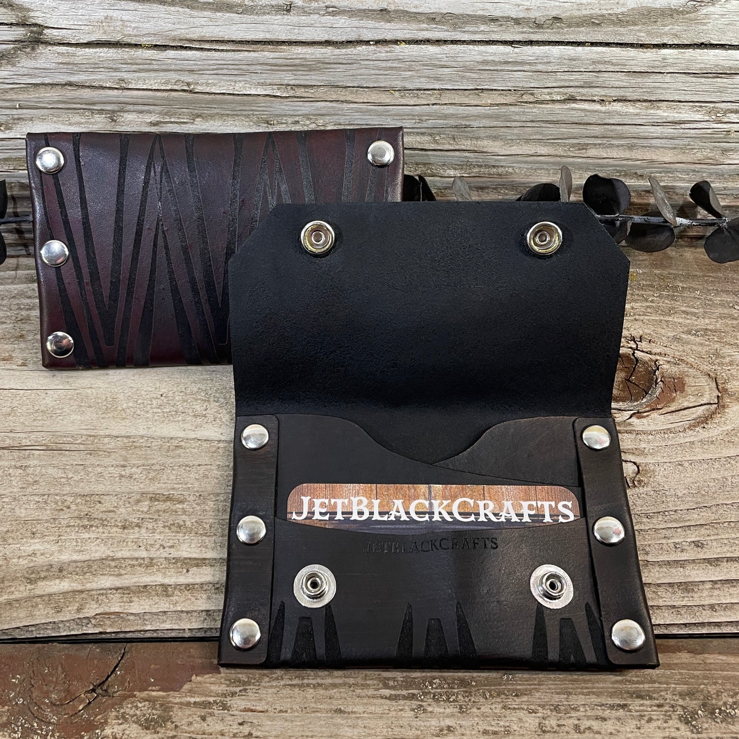 Dark Noir Slim Card Wallet