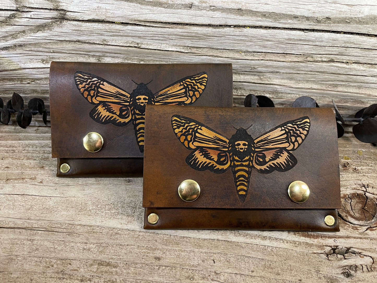 Death's Head Moth Slim Card Wallet