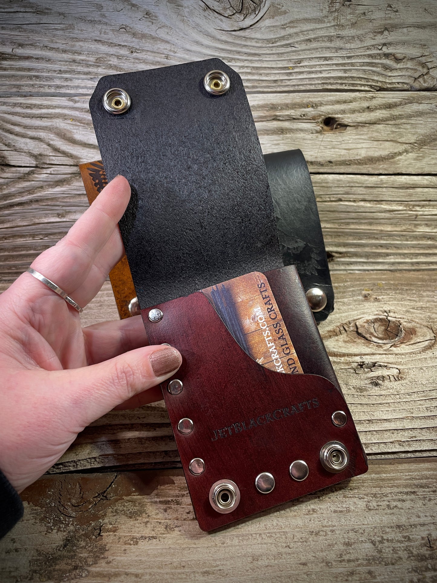 Hawk Leather Snap Wallet