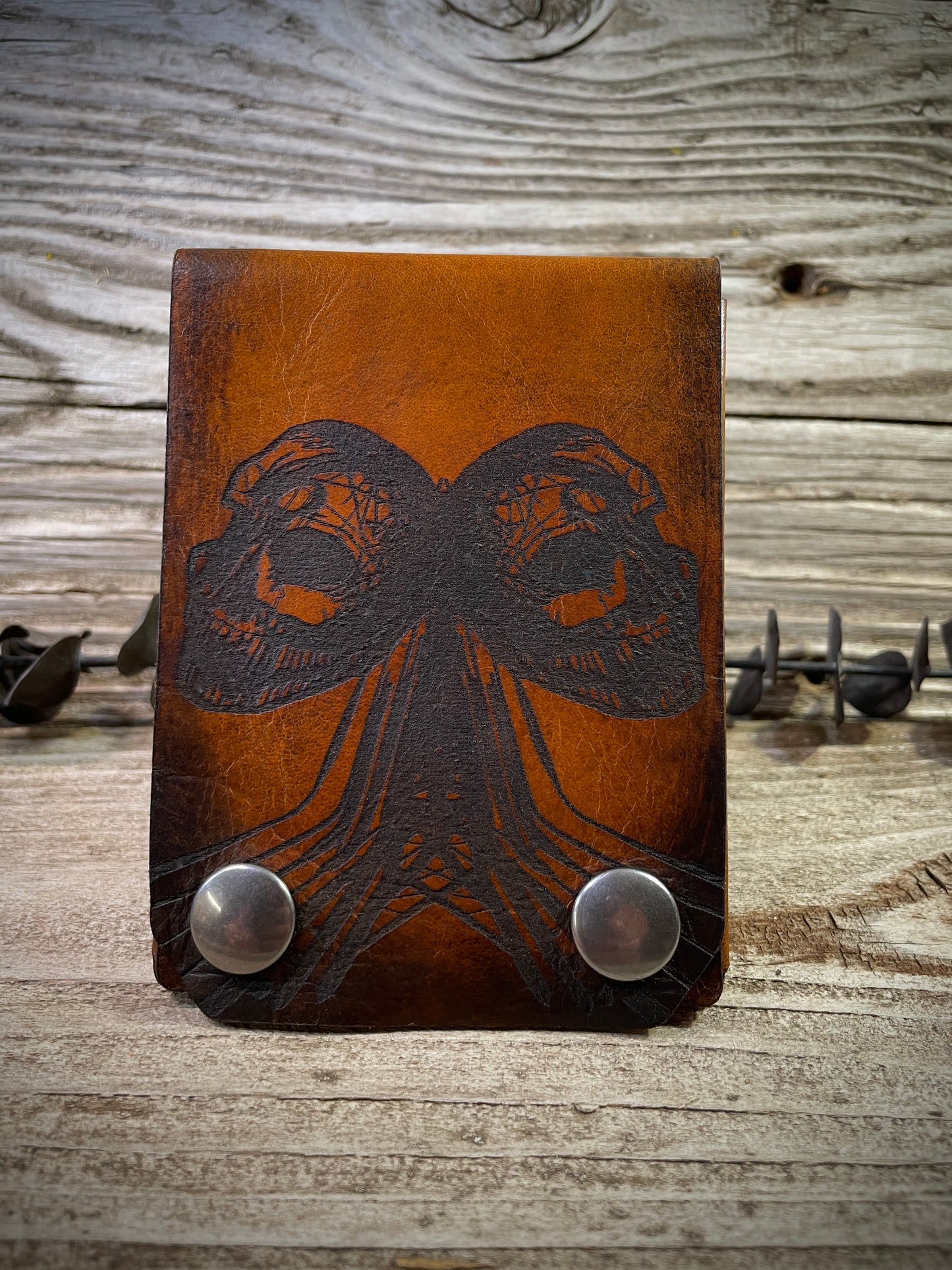 Chaos Leather Snap Wallet
