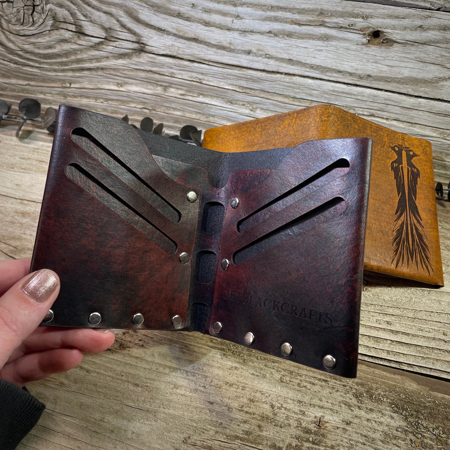 Sword Leather By-Fold Wallet