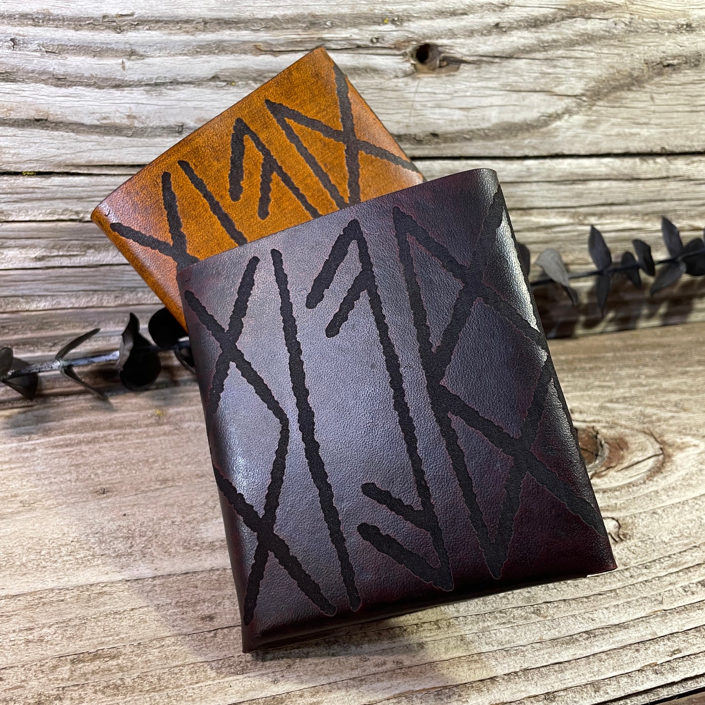 Norse Ruins Leather By-Fold Wallet