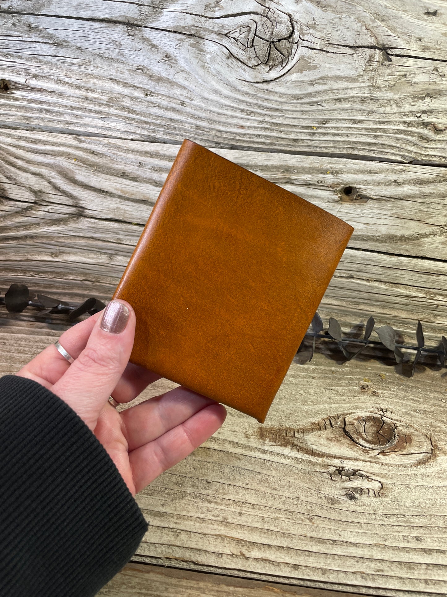 Bunny Bones Leather By-Fold Wallet