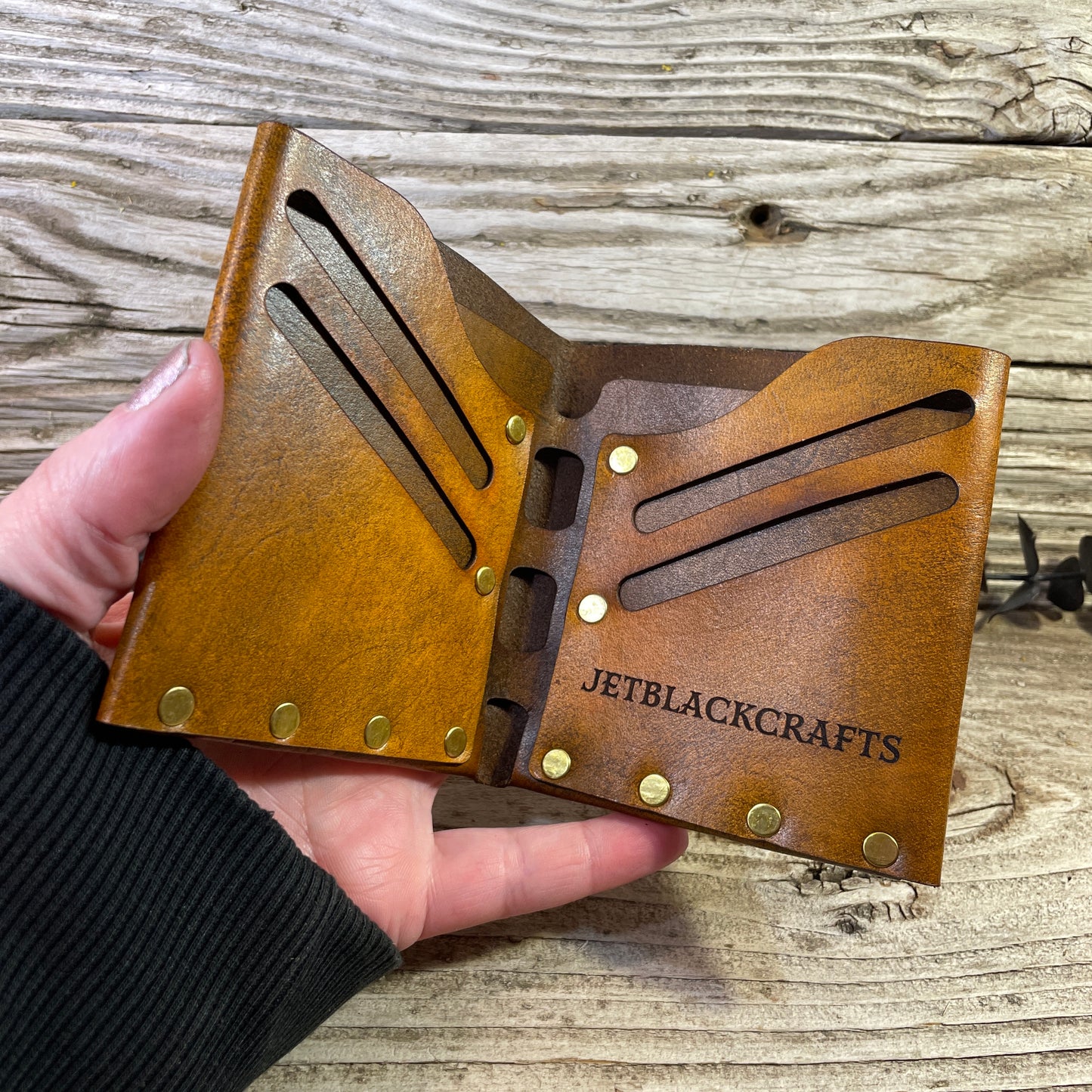 Serpent Celtic Leather By-Fold Wallet