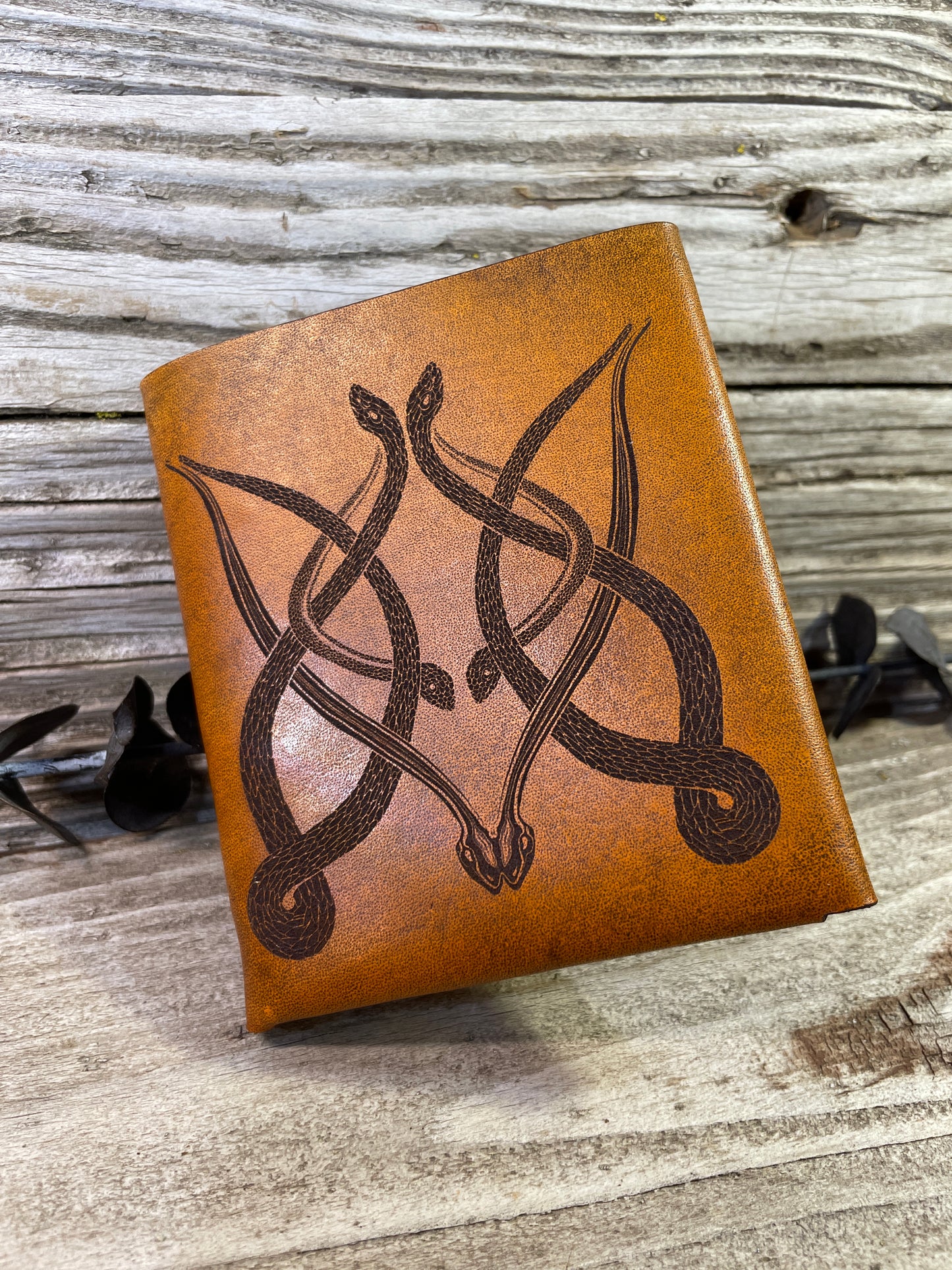 Serpent Celtic Leather By-Fold Wallet