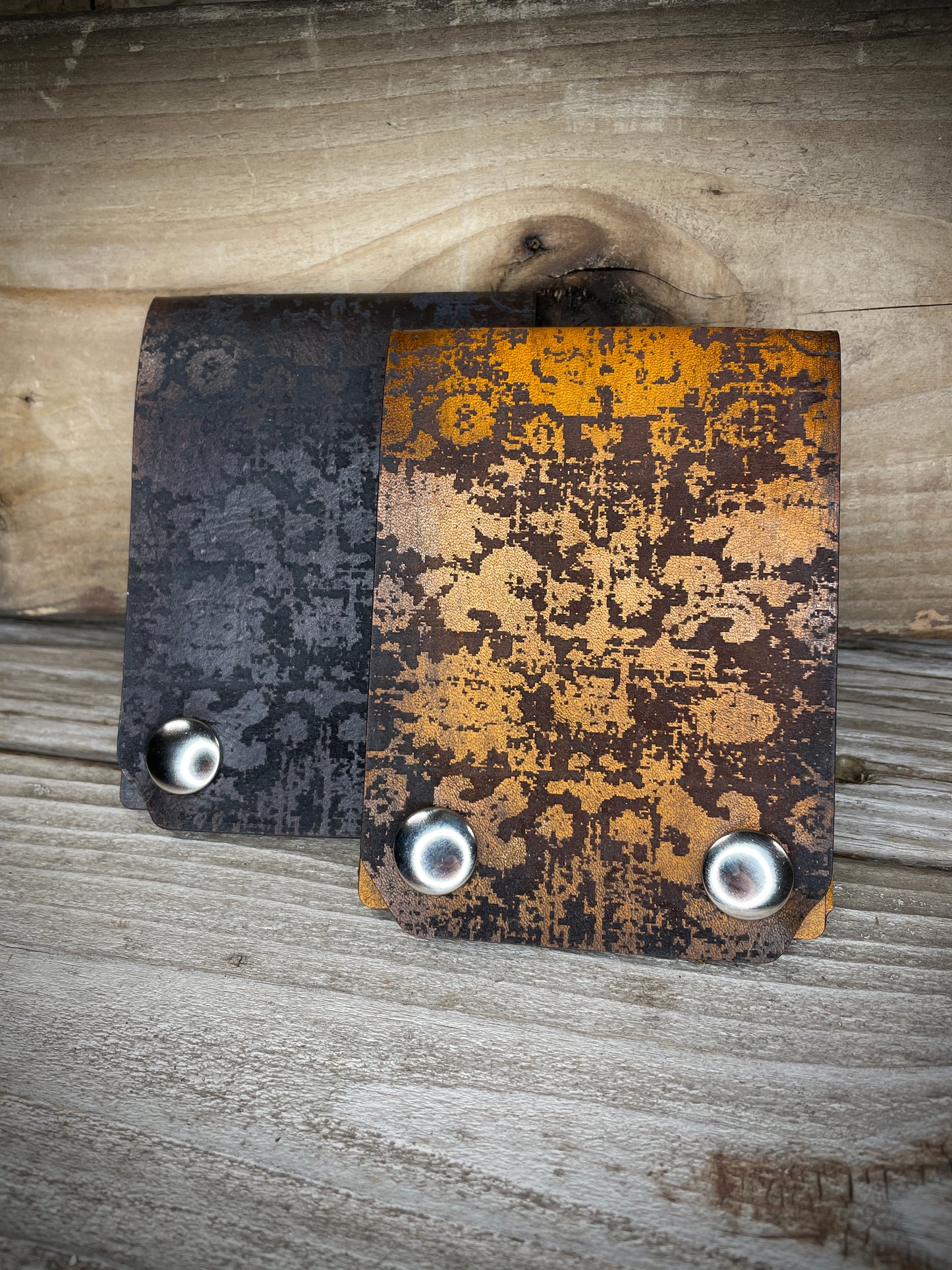Magic Carpet Leather Snap Wallet