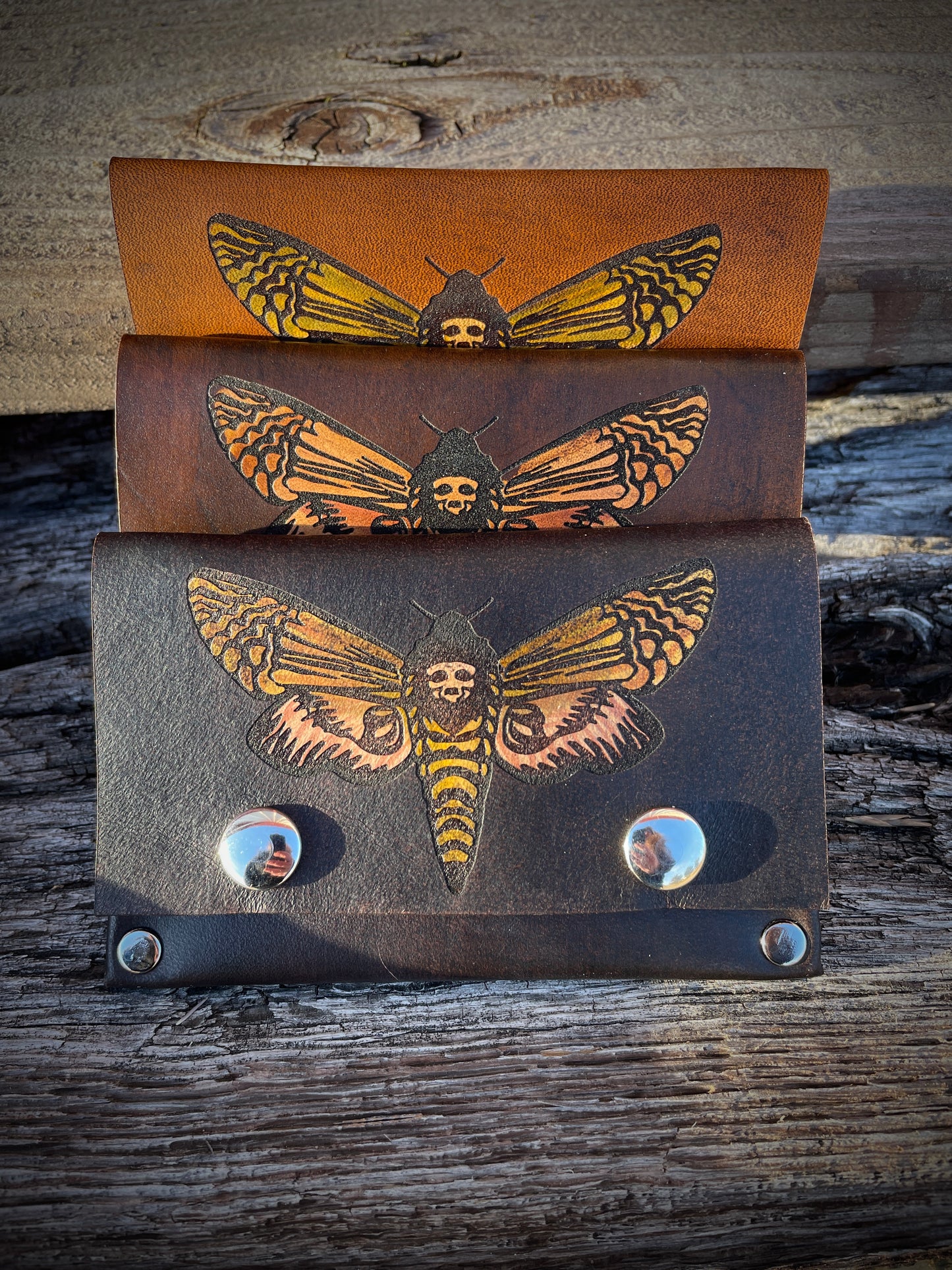 Death's Head Moth Slim Card Wallet