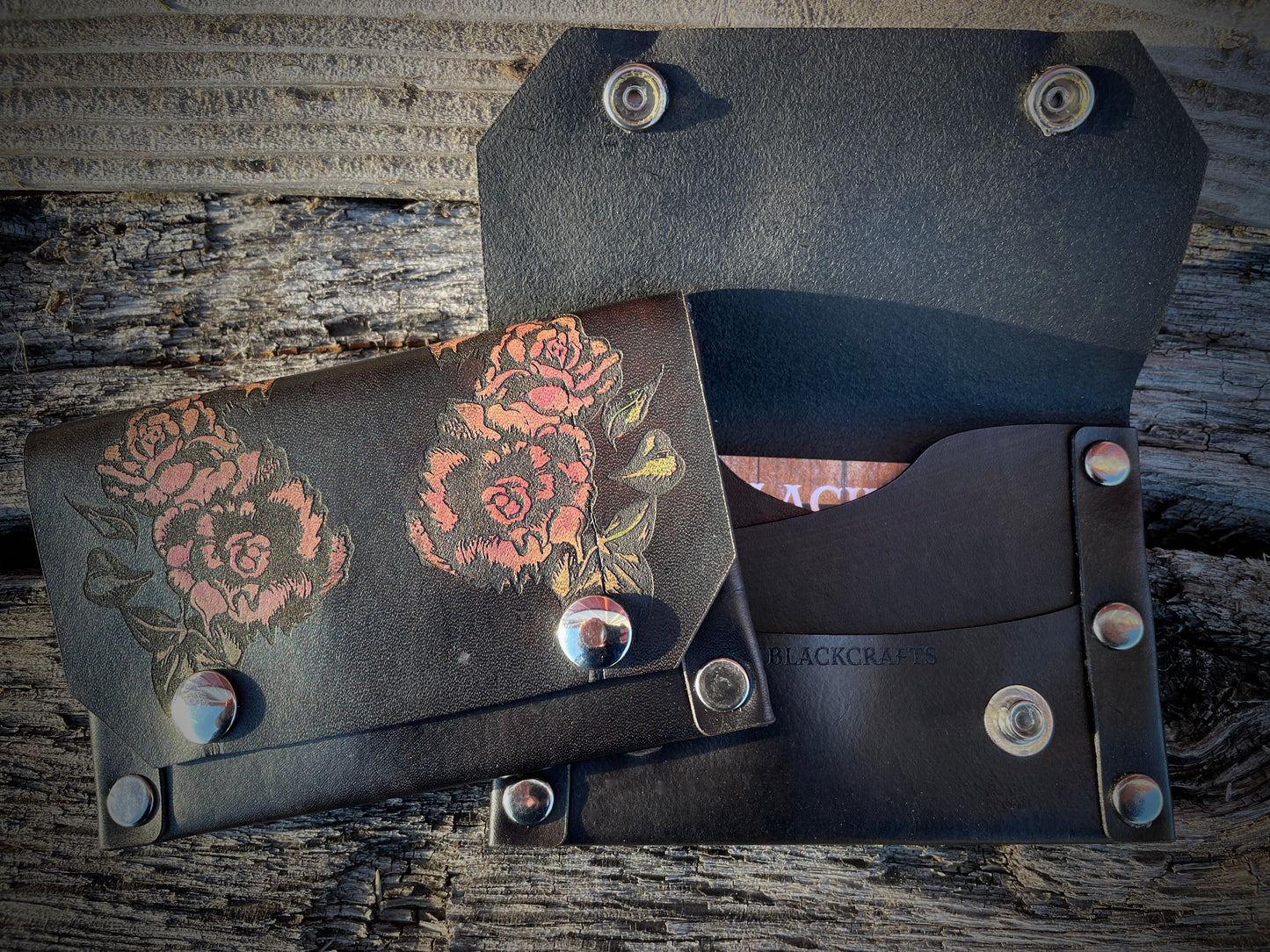 Rose Slim Card Wallet