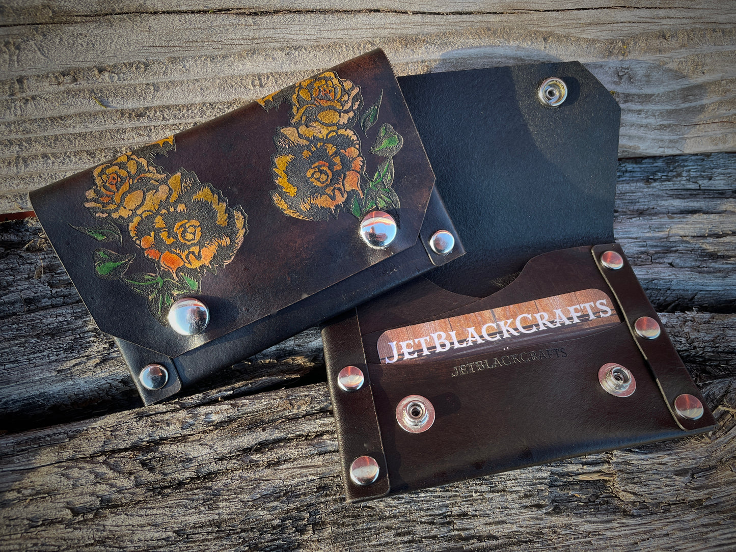 Rose Slim Card Wallet