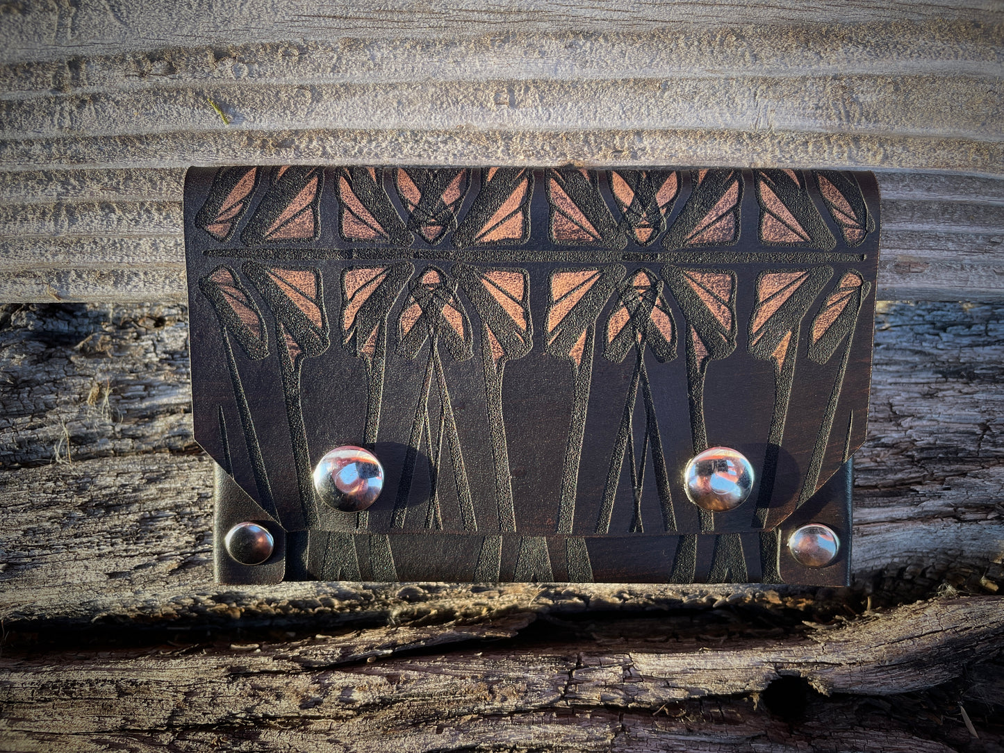 Dark Noir Slim Card Wallet