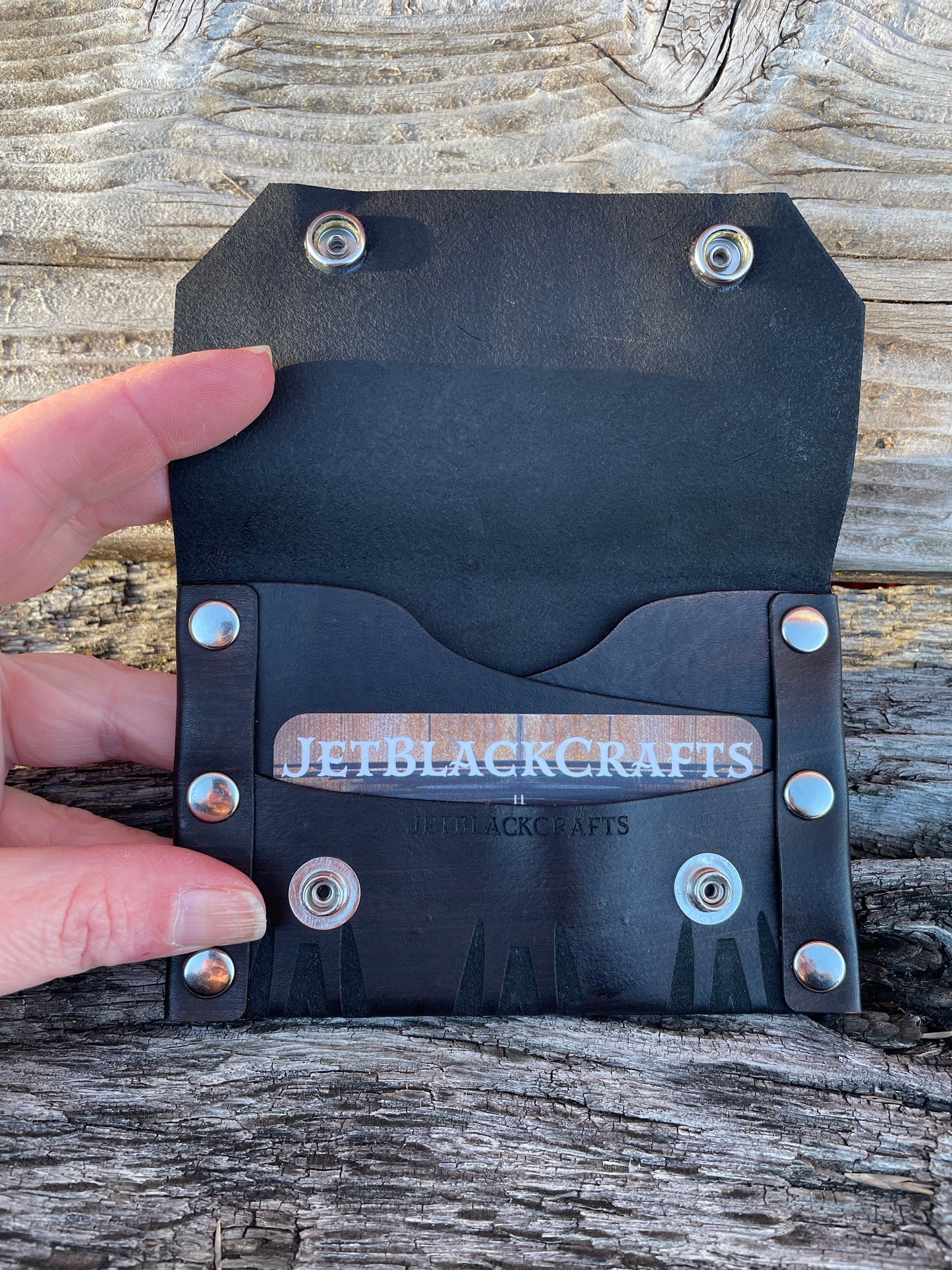 Dark Noir Slim Card Wallet
