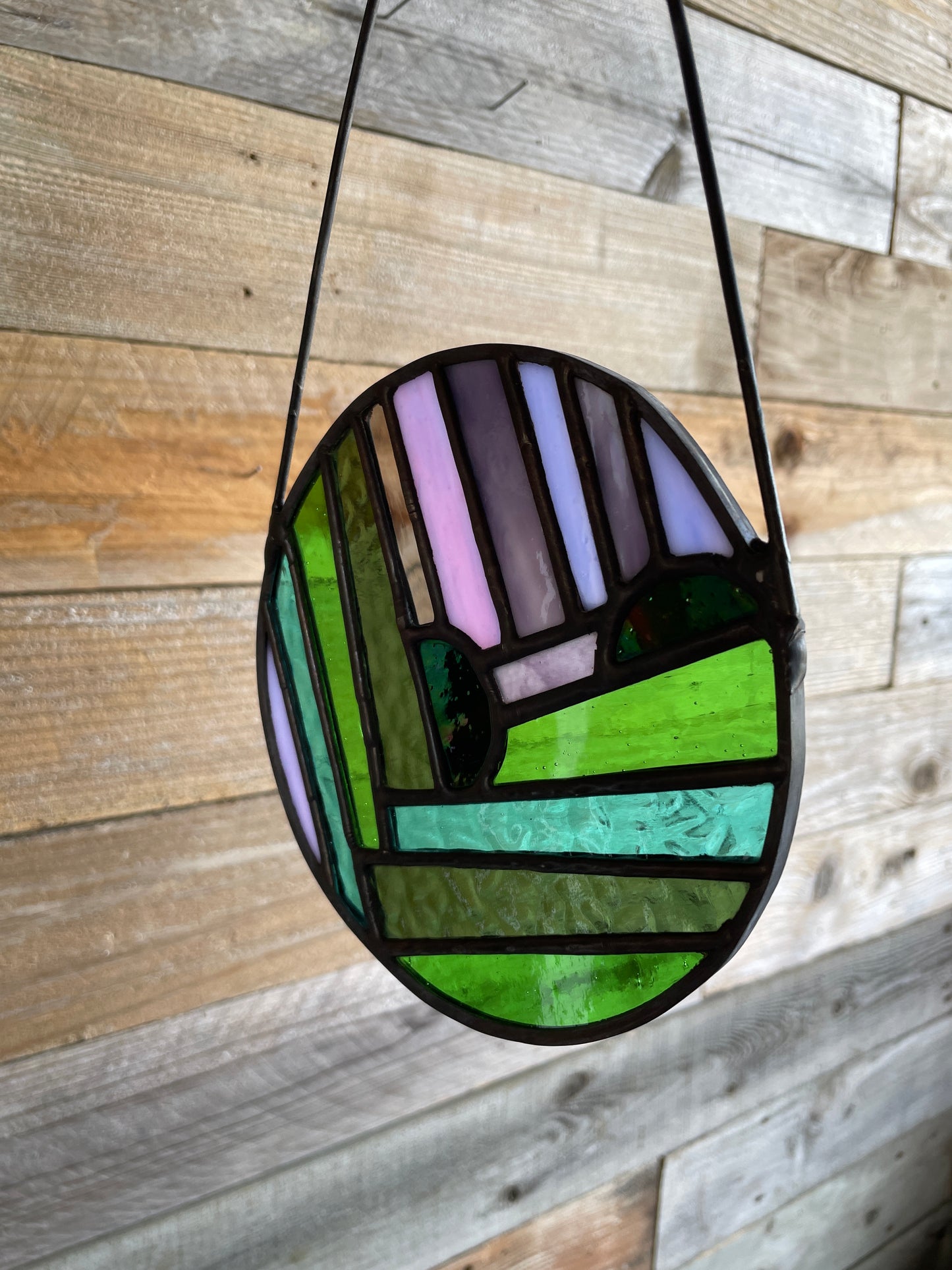 Contemporary Circle Sun Catcher/ Light Catcher