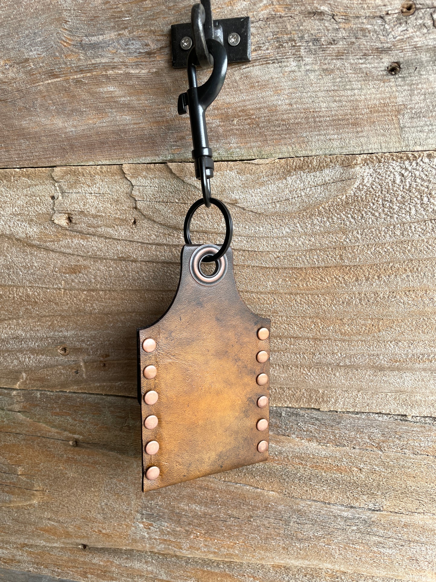 Wings Leather Keychain Card Wallet