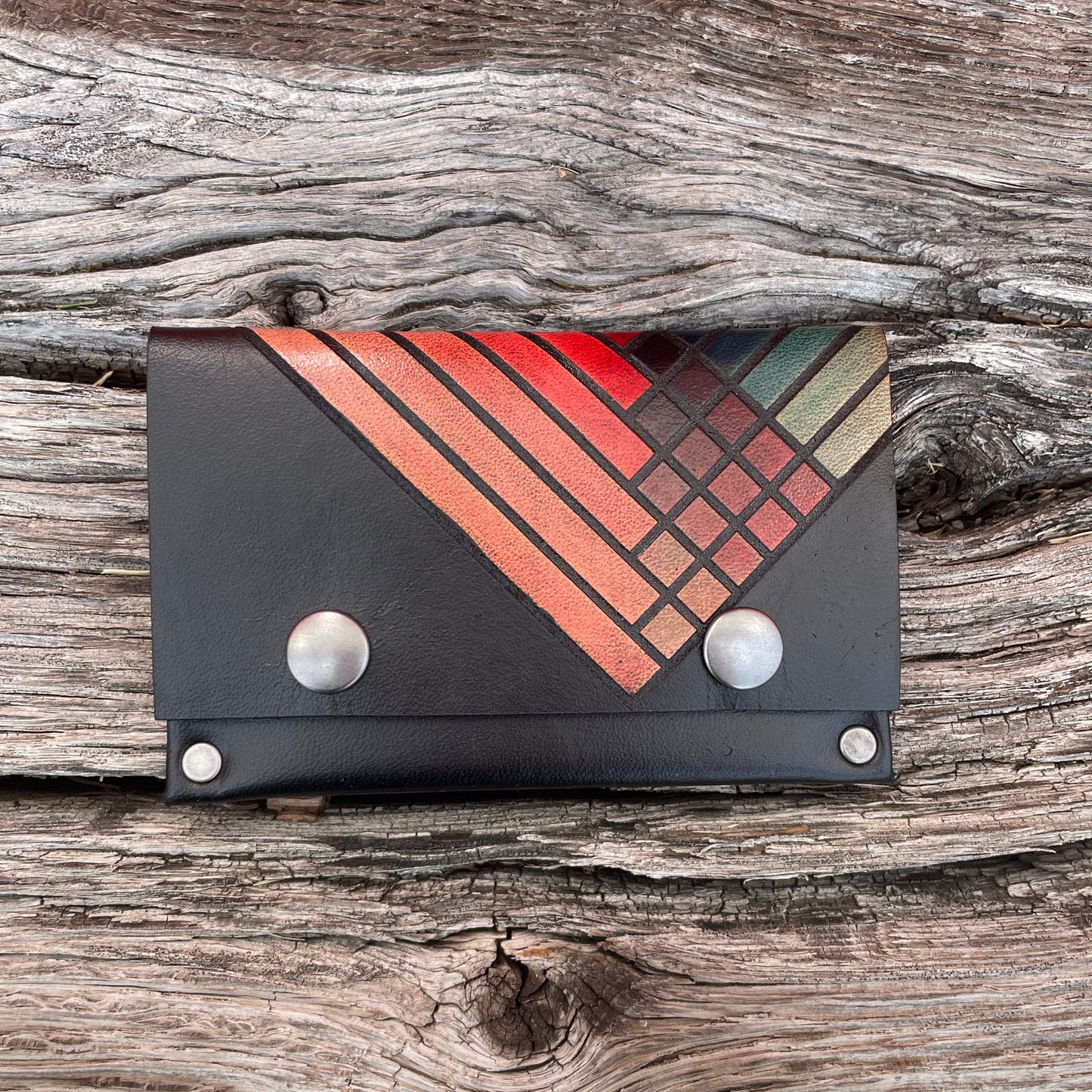 Stripes Slim Card Wallet