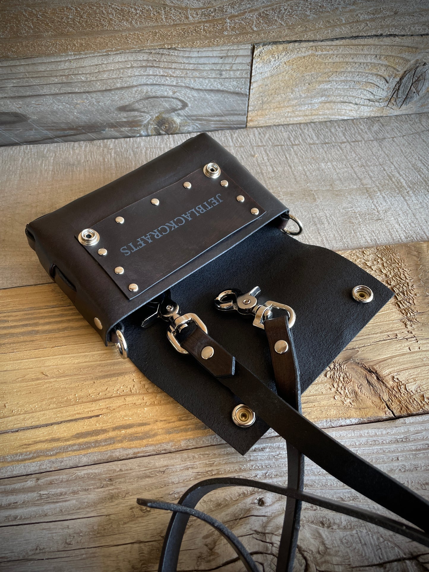 Neutral Serpent Leather Belt or Crossbody Bag