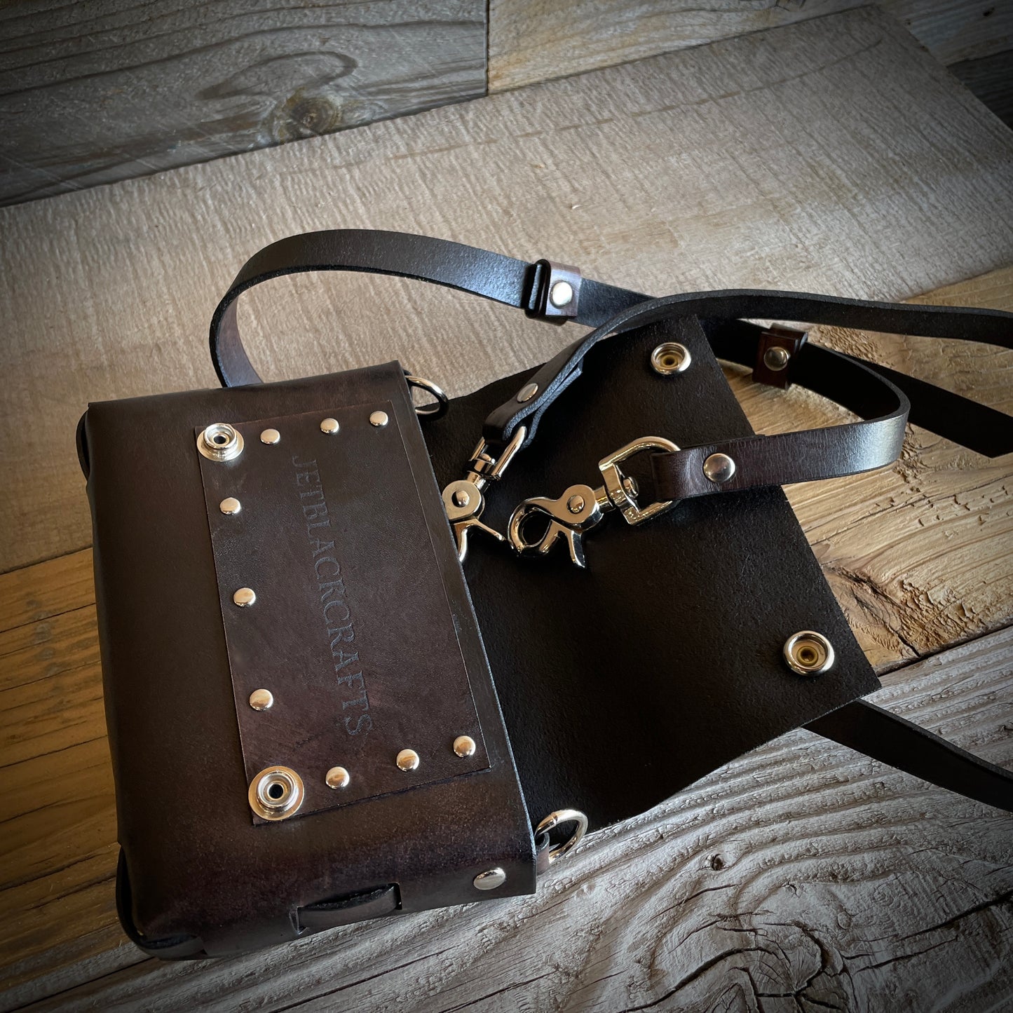 Teal Serpent Leather Belt Bag Crossbody Bag