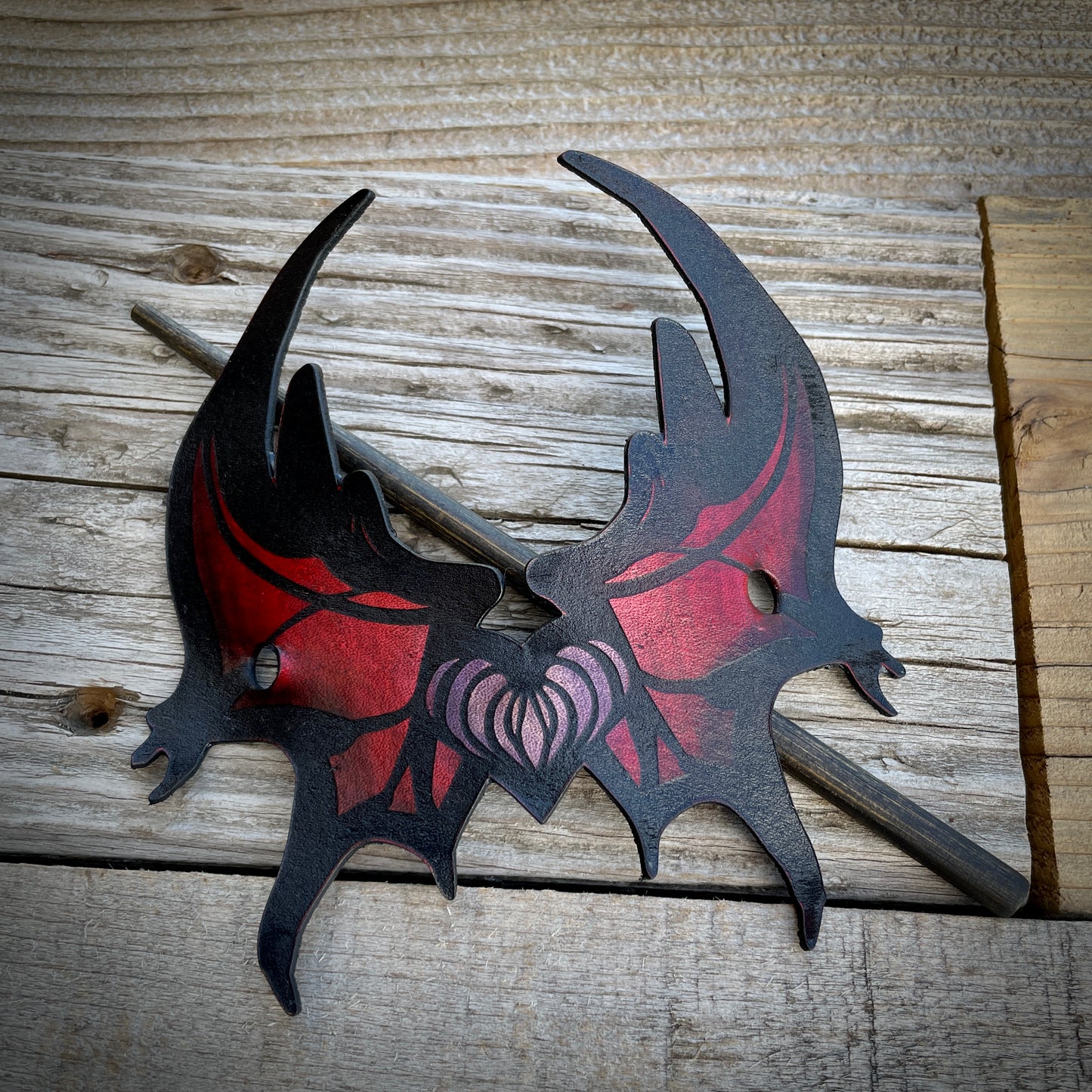 Love Leather Hair Pin