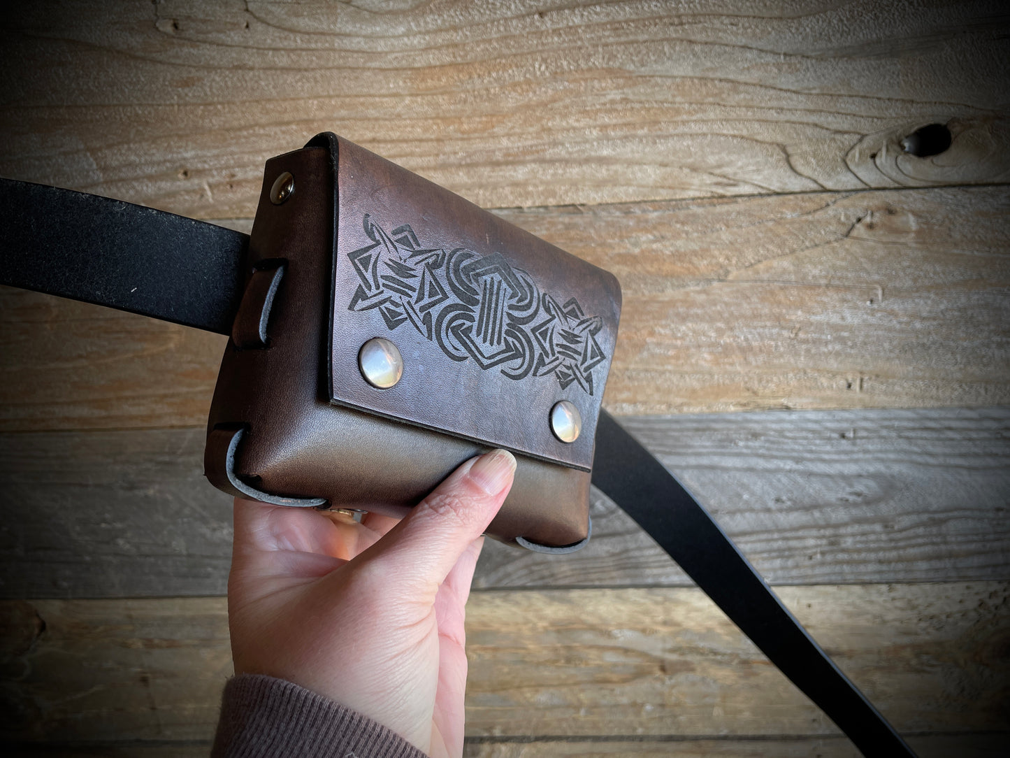 Norse Leather Belt Bag