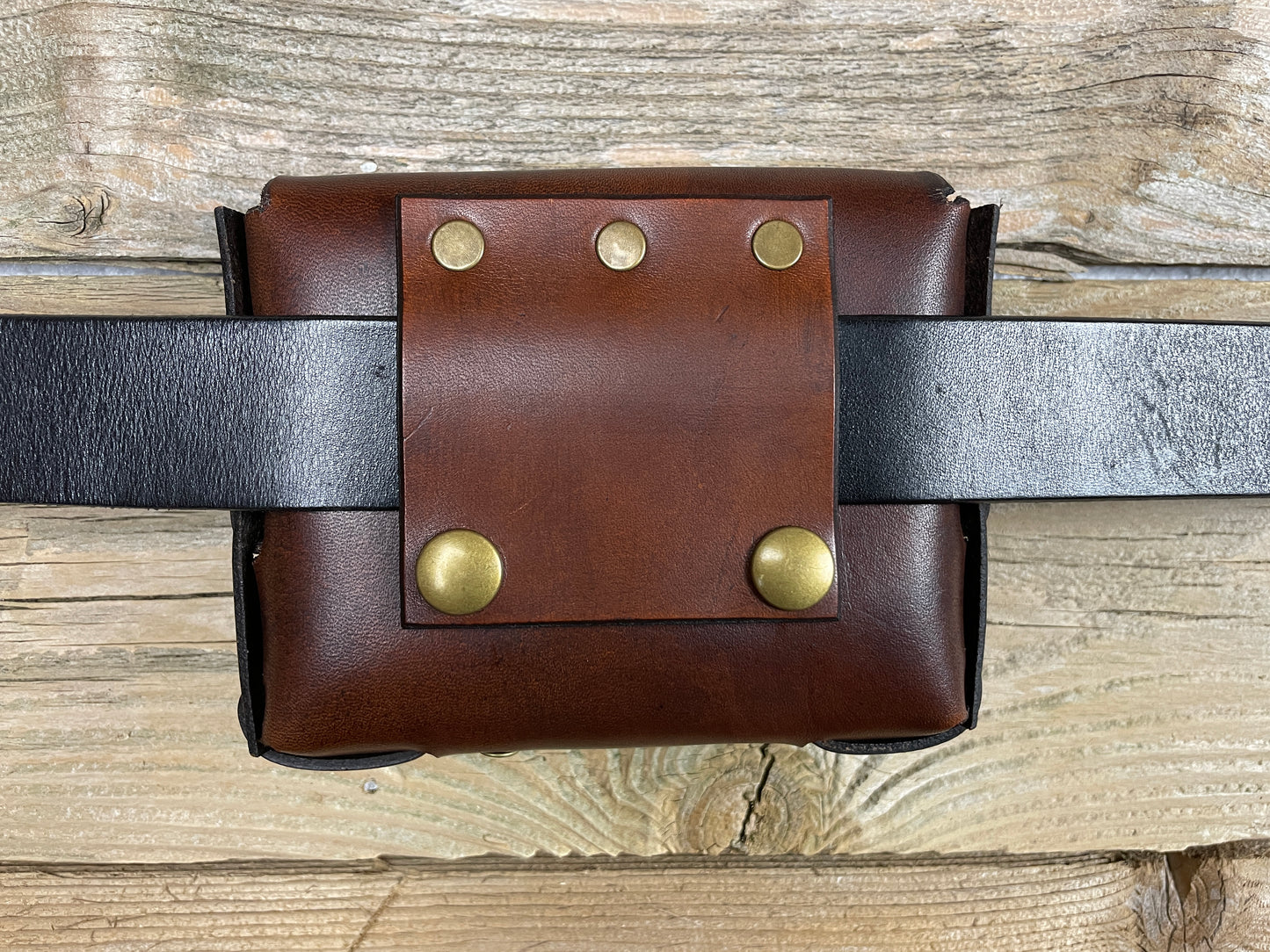 Norse Deer Brown Belt Bag