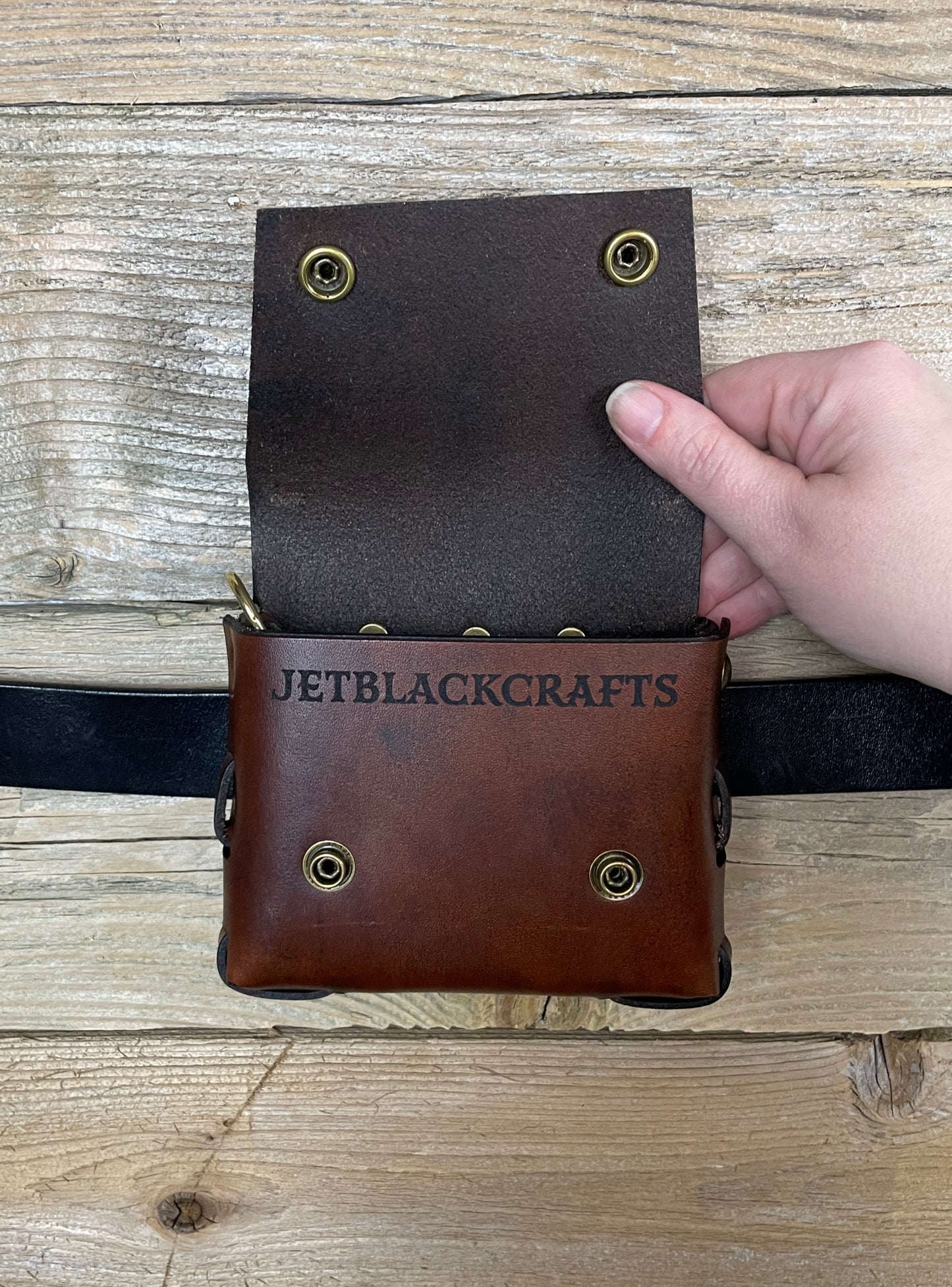 Norse Deer Brown Belt Bag