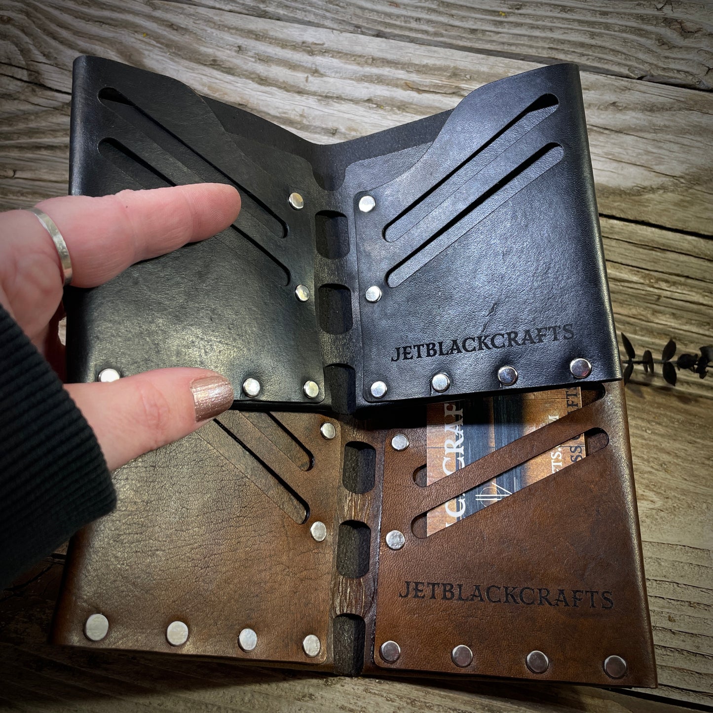 Simple Leather By-Fold Wallet