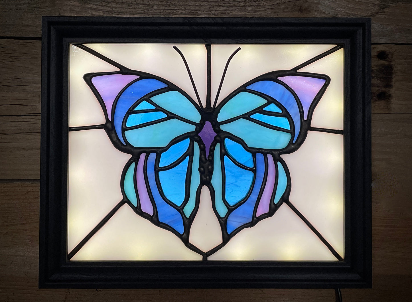 Butterfly Stained-glass Light box