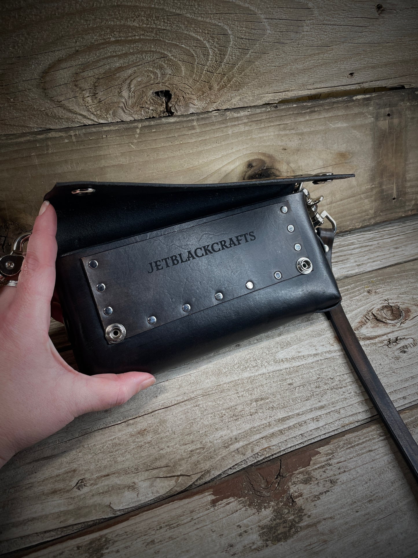 Alicorn Dantura Leather Crossbody  Belt Bag