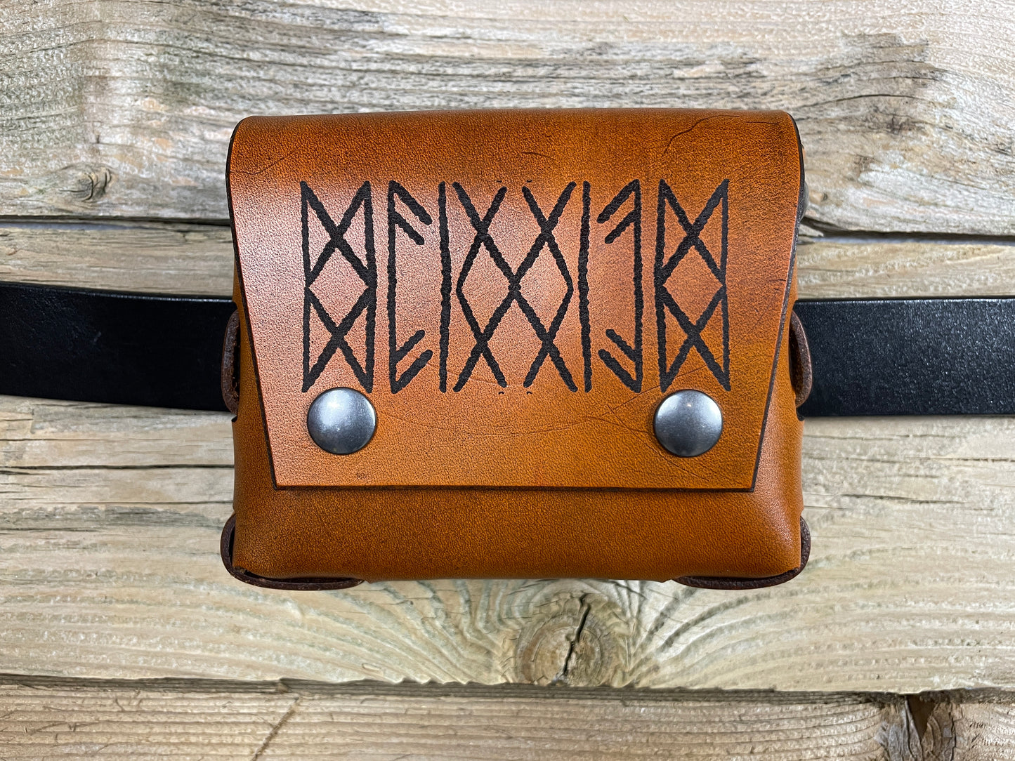 Viking Rune Light Brown Belt Bag